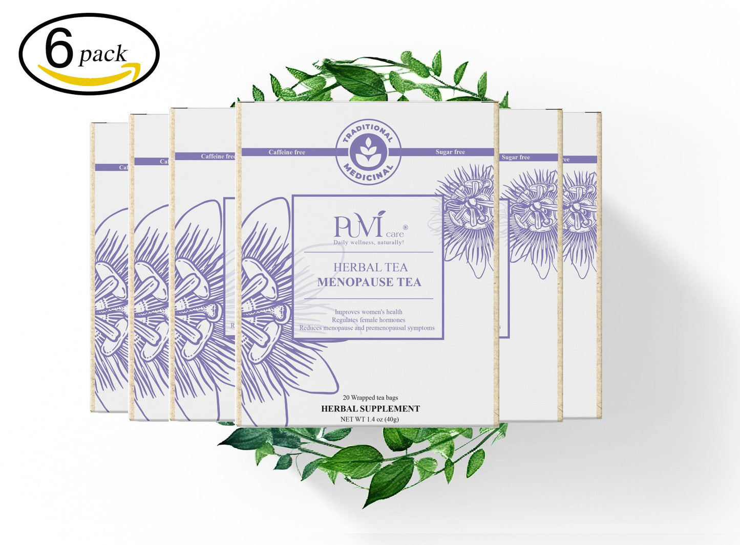 Menopause Tea Passion Flower Tea Puvi Care