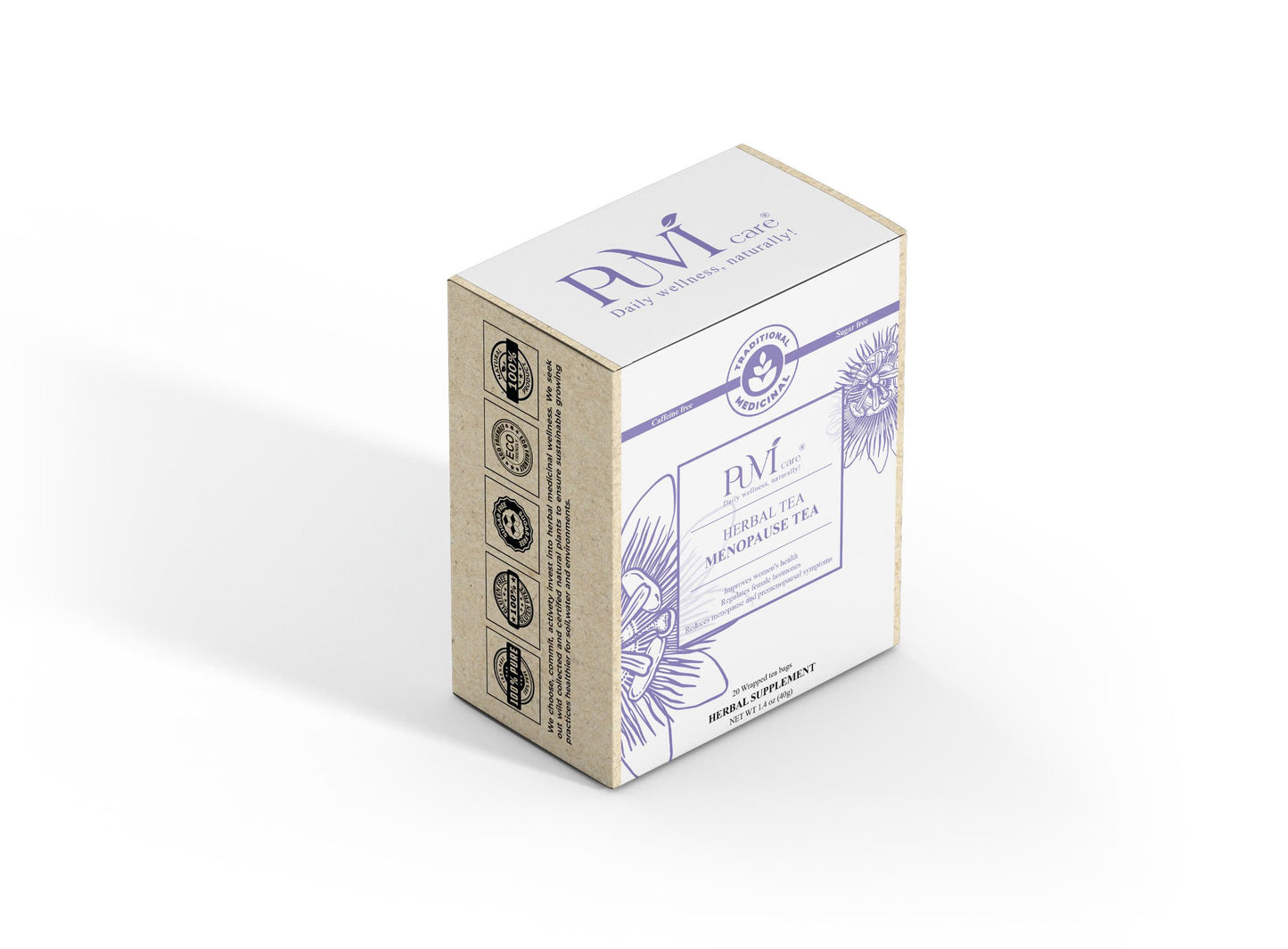 Menopause Tea Passion Flower Tea Puvi Care