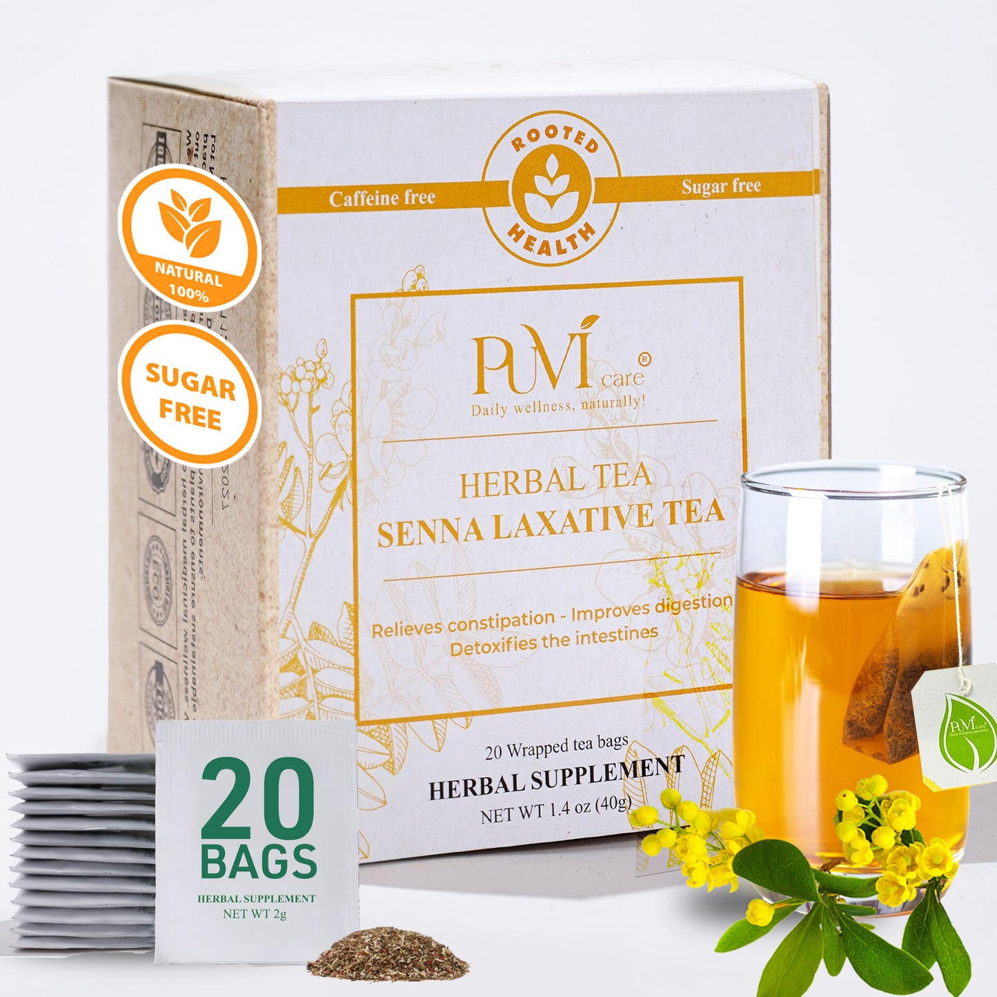 Herbal Tea Senna Laxative Tea