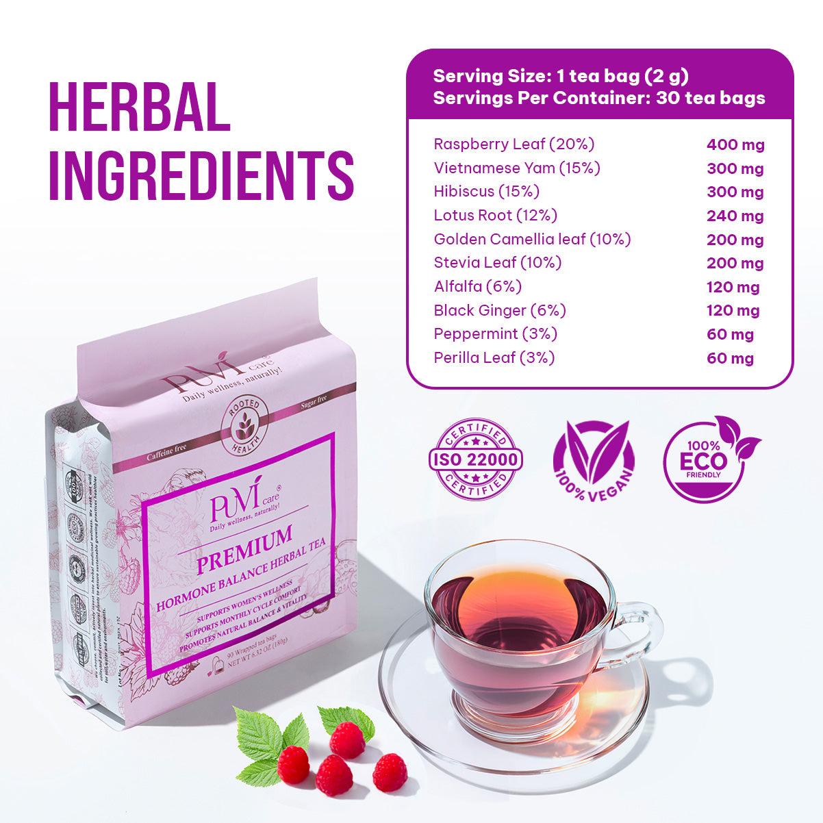 Premium Hormone Balance Herbal Tea